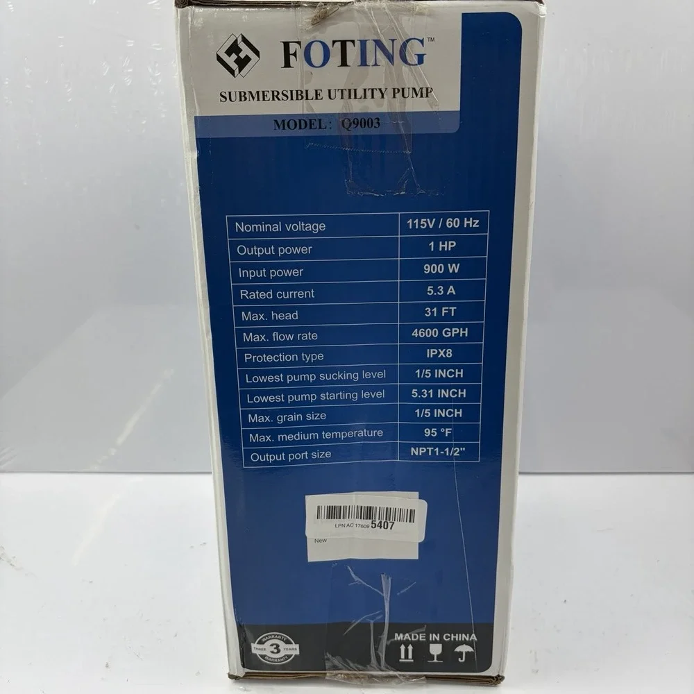 FOTING sump pump